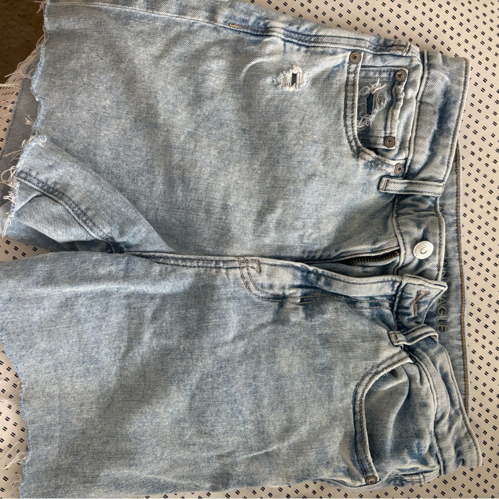 American Eagle Outfitters Light Blue Jean Shorts